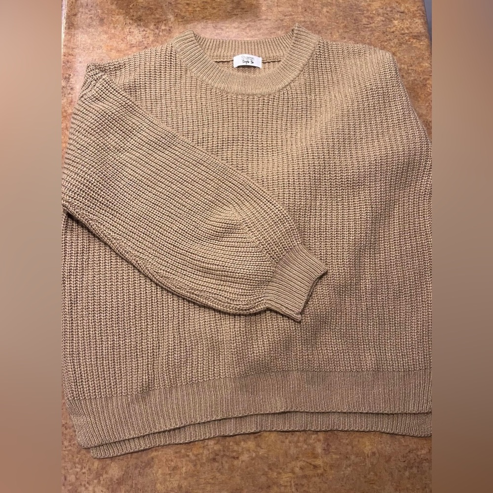 Boutique Brand Tan Sweater